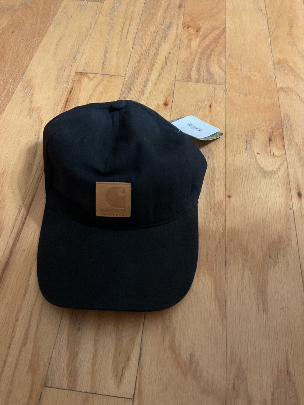 NWT Carhartt Men’s Odessa Cap Black Canvas Baseball Hat Adjustable Strap